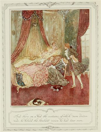 QUILLER-COUCH, ARTHUR ,SIR. EDMUND DULAC.  The Sleeping Beauty and Other Fairy Tales.